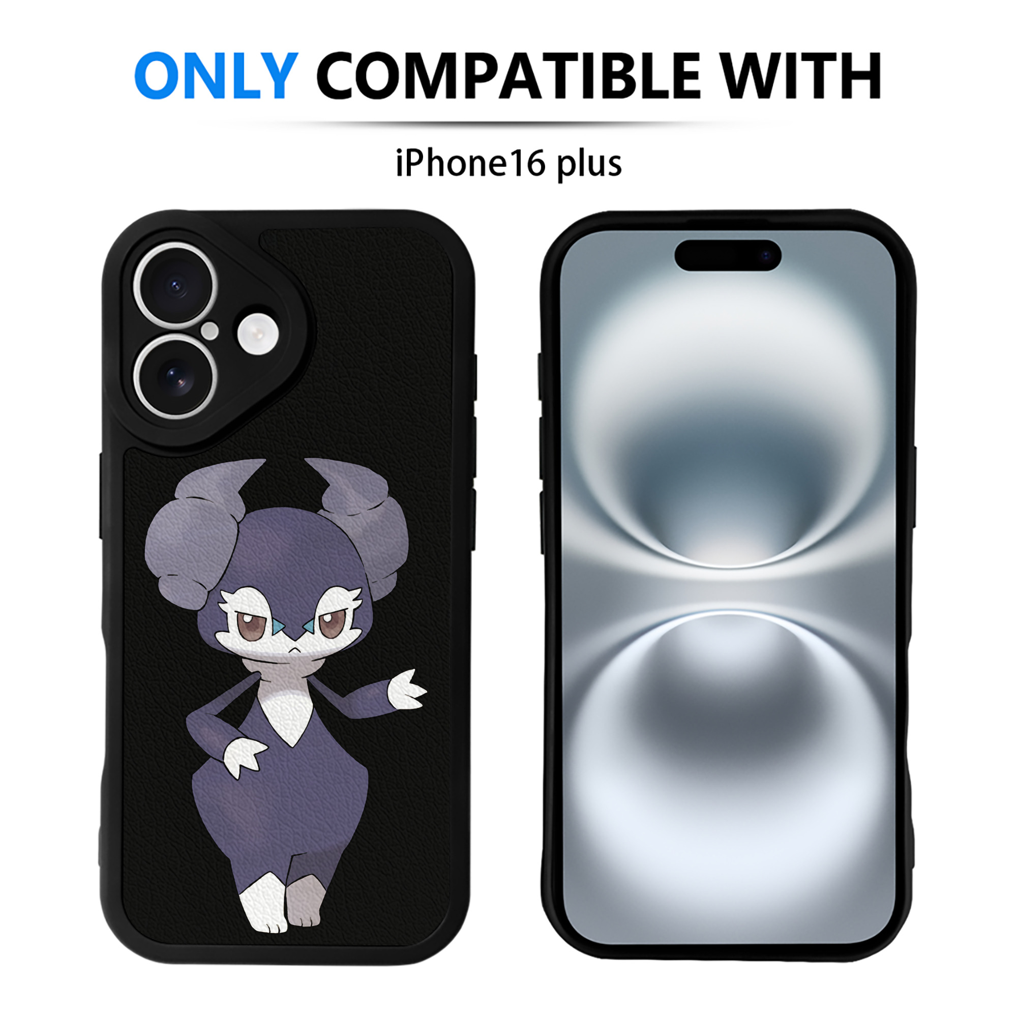 （画像用） ポケットモンスター Pokémon 【iPhone 16シリーズ対応】シリコンスマホケース（レザー調） 材質：シリコン